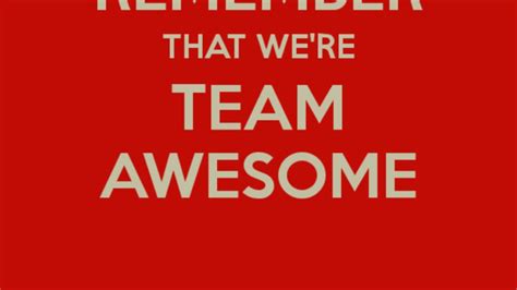 Team awesome sign - YouTube