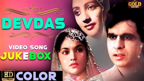 Dilip Kumar ,Vyjayanthimala - Devdas 1955 Movie Songs Jukebox (Color ...