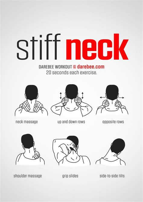 Stiff neck? Try these quick and easy massages to loosen it up! | Neck ...