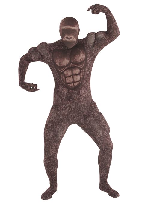 Muscle Gorilla Adult Morphsuit Costume