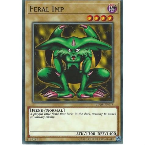 Yu-Gi-Oh! Trading Card Game Yu-Gi-Oh FERAL IMP - OP05-EN015 - Trading ...