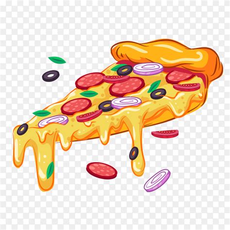 Pizza slice delicious vector royalty free PNG - Similar PNG