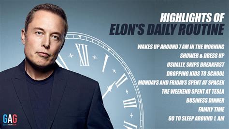 Elon Musk's Daily Routine | Oddly Satisfying Habits - GeeksAroundGlobe