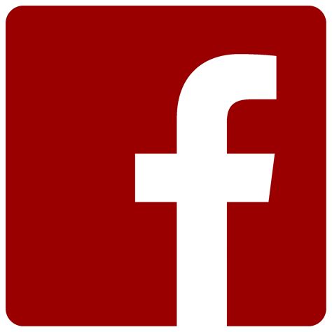 Facebook Logo Png Red