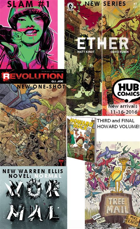 New Arrivals 11-16-2016 | Hub ComicsHub Comics