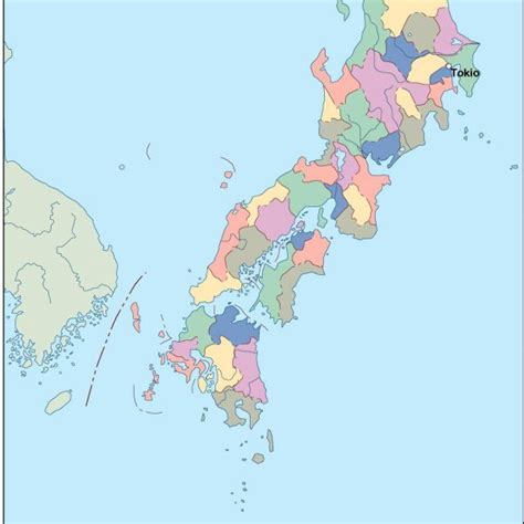 japan vector map | Maps Download vector files for Adobe Illustrator