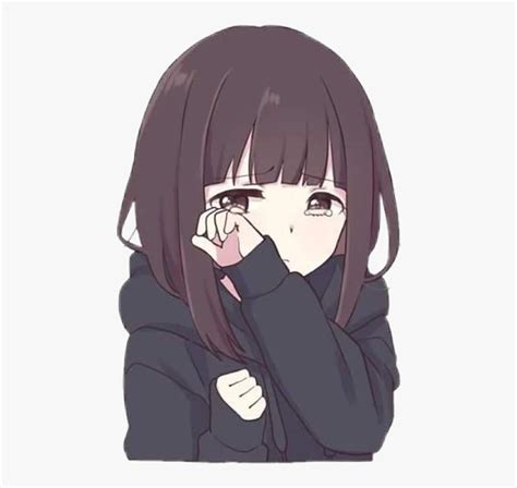 Cute Anime Girl Crying, HD Png Download , Transparent Png Image - PNGitem