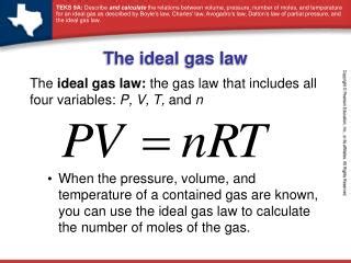 PPT - The ideal gas law PowerPoint Presentation, free download - ID:3608170