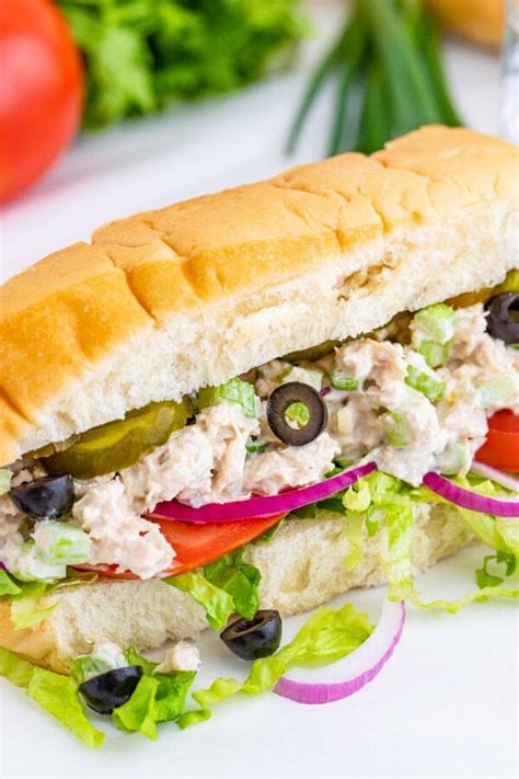 Best Subway Tuna Salad Sandwich - Kitchen Divas