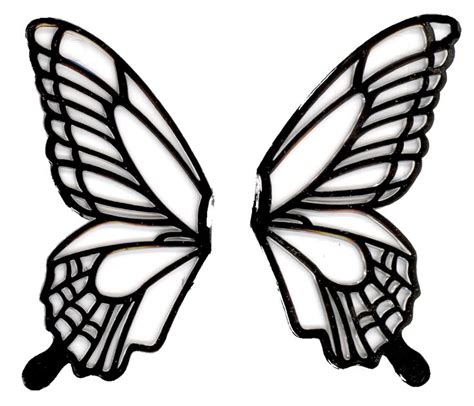 Butterfly wings black and white clipart - ClipArt Best - ClipArt Best ...