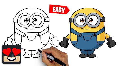 How To Draw A Minion Step By Step Easy