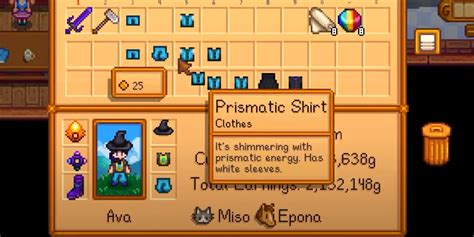 Stardew valley tailoring