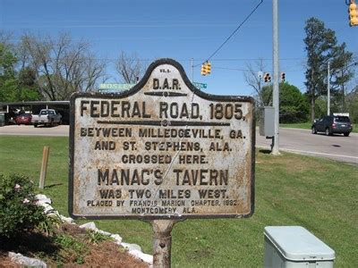 Federal Road, 1805 - Hope Hull, AL - Alabama Historical Markers on ...