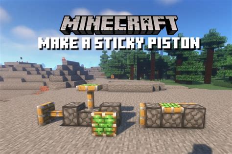 How to Make a Sticky Piston in Minecraft [Easiest Guide] | Beebom