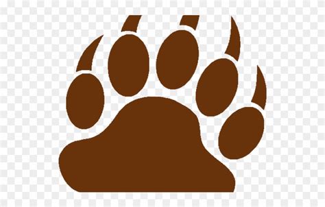 Brown Bear Clipart Paw - Grizzly Bear Paw Logo - Png Download (#3388563 ...