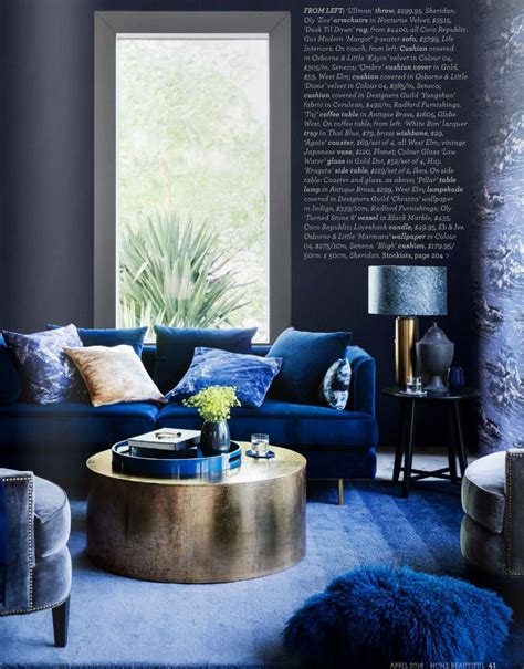 Indigo Blue Living Room