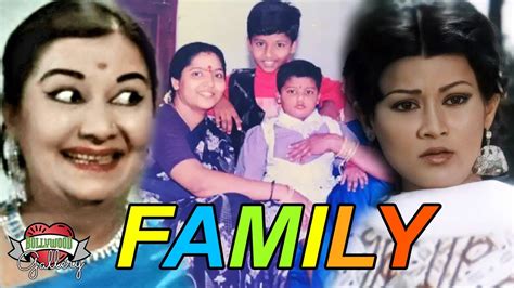 Actress Manorama Family & Biography - YouTube