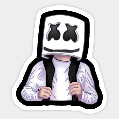 Marshmello fan art merch - Marshmello - Sticker | TeePublic