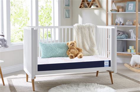 Baby Crib Mattress with Organic Natural Latex Comfort Layer - Springtek