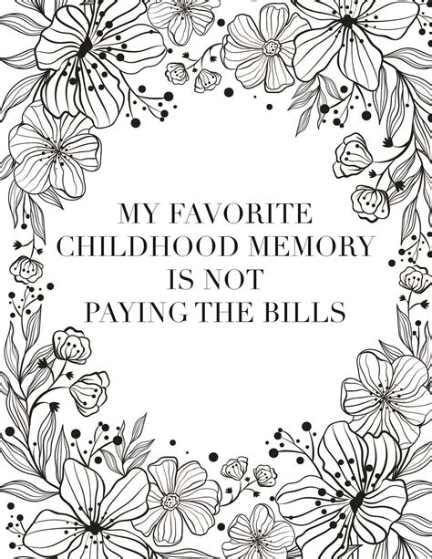 Printable Quote Coloring Pages