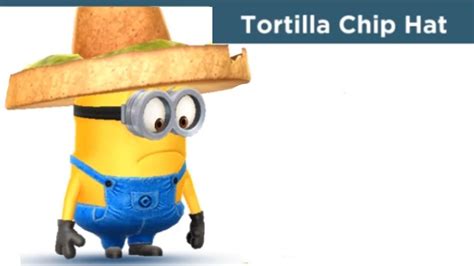 Despicable Me: Minion Rush - Tortilla Chip Hat Costume - YouTube