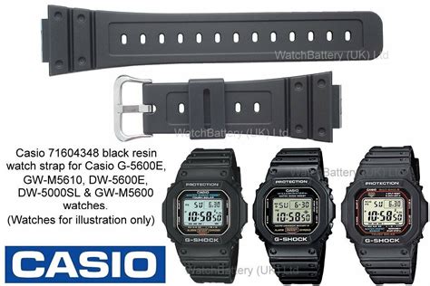 DW-5600 Casio Watch Strap Band (DW-5000 G-5600E G-5700 GW-M5610 GW ...