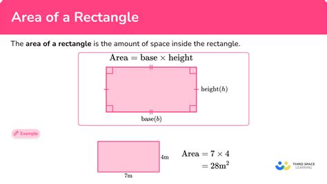 Area of a Rectangle - Math Steps, Examples & Questions