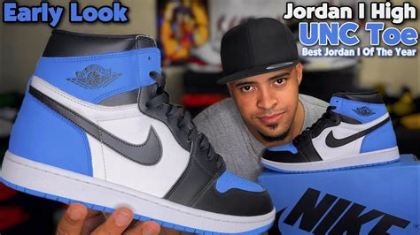 Early Look 👀 Jordan 1 UNC Toe + On Feet and Comparison 🔥 - YouTube