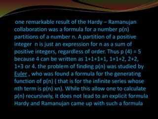 Srinivasa Ramanujan | PPT