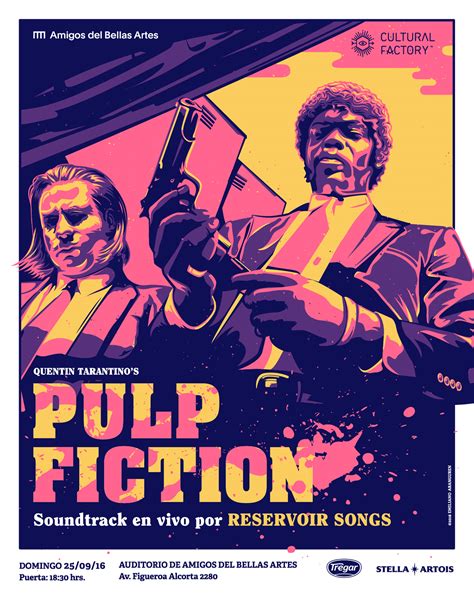 Pulp Fiction poster on Behance