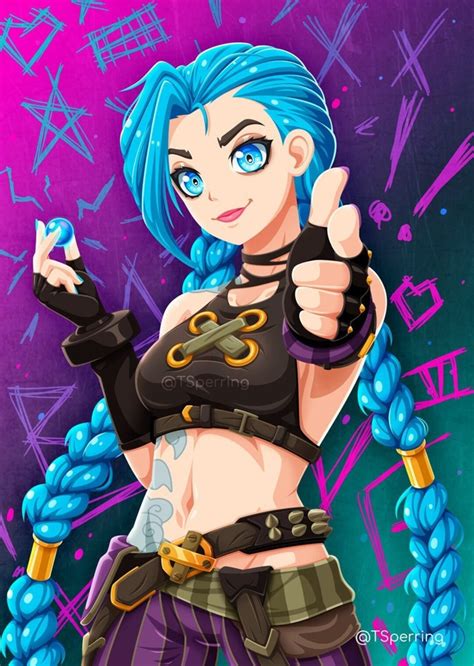 Jinx, Arcane, Lol, League of Legends, Lolarcane, Anime, Gaming, - Etsy