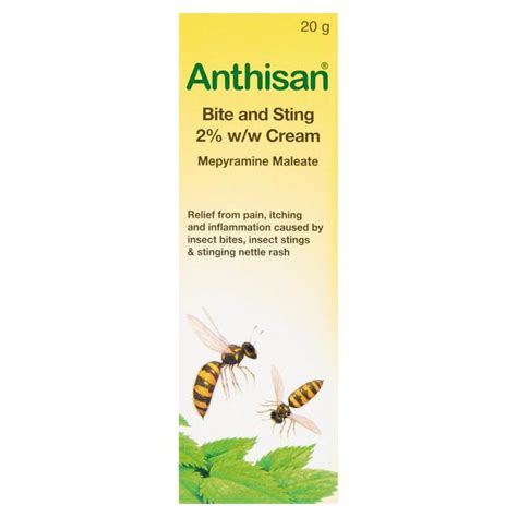 Anthisan Bite & Sting Cream 20g - £4 - Compare Prices