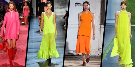 Neon brights are ruling the runways at New York Fashion Week – Neon ...