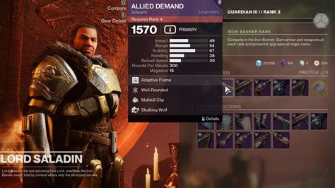 Destiny 2 Allied Demand: God roll and how to get | PC Gamer