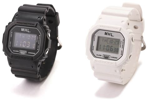 MHL x G-Shock DW-5600 Black & White Pair – G-Central G-Shock Watch Fan Blog