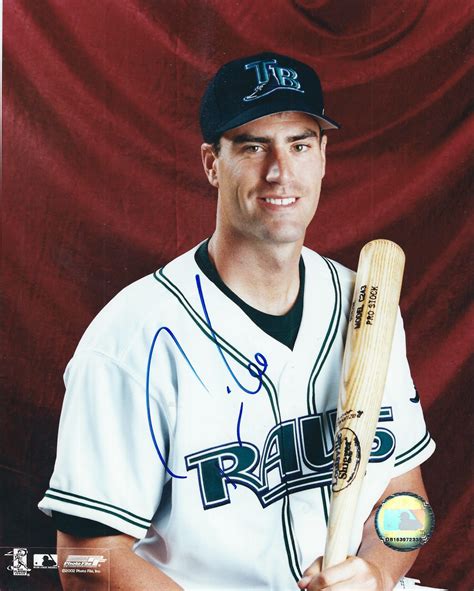 Autographed TRAVIS LEE 8x10 Tampa Bay Rays Photo. - Main Line Autographs