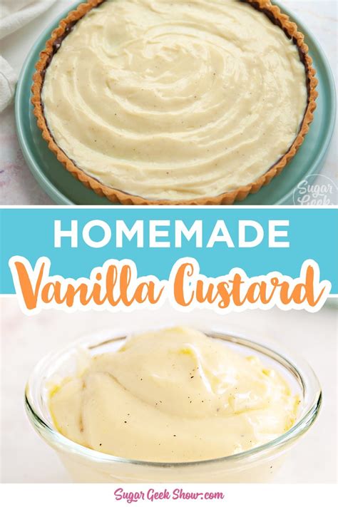 Homemade Pastry Cream Recipe | Sugar Geek Show