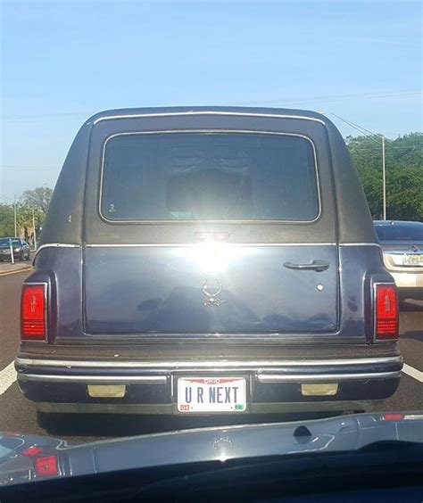 The License Plate On This Hearse | Funny license plates, Cool license ...