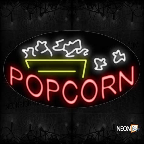 Popcorn Neon Signs | NeonSign.com