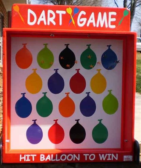 Magnetic Balloon Dart Game, Carnival game rental Orlando, Carnival games