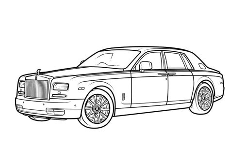 Rolls Royce Coloring Pages - Free Printable Coloring Pages for Kids