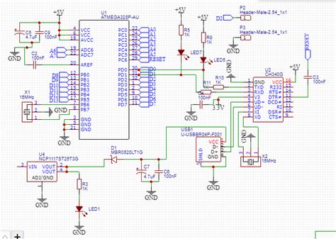 Arduino nano schematic - Page 2 - General Electronics - Arduino Forum