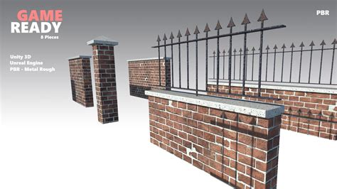 3D model Brick Wall Pack PBR - Modular - Version 3