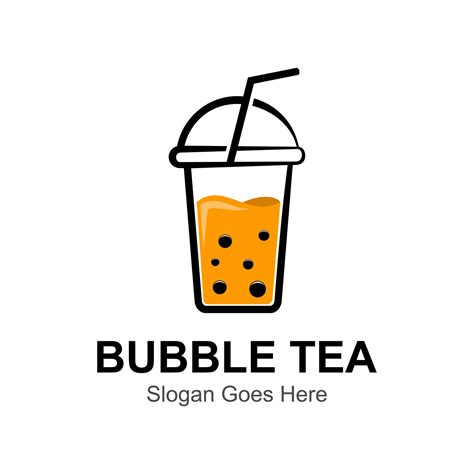 bubble tea logo 7955149 Vector Art at Vecteezy