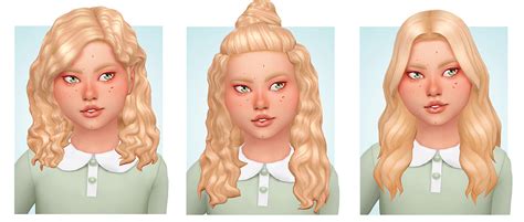 Sims 4 Mods Child Hair : Mimilky babyhair n2 by daerilia · 4.