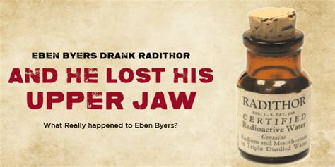 Eben Byers — The Disturbing Story of the Man Who Lost a Jaw! - Morbid ...