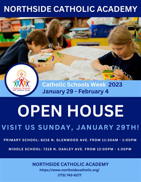 Join Us For Our Catholic Schools Week Open House! | Northside Catholic ...