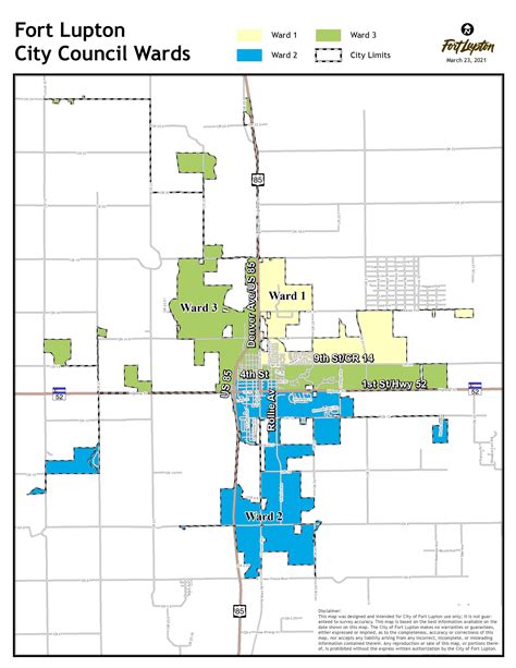 City Council Ward Map | Fort Lupton, CO - Official Website