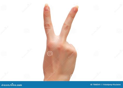 Victory Sign Stock Image - Image: 7068541