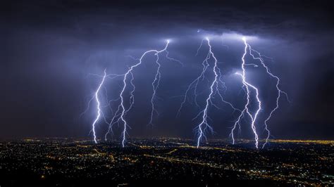 The birth of a lightning bolt was caught on video